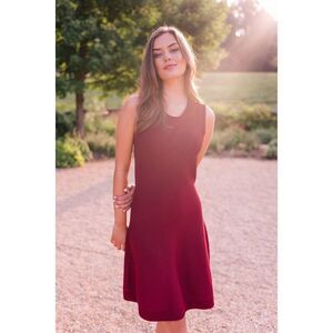 ✨Gal Meets Glam Knit Burgundy Sz XS Dress✨